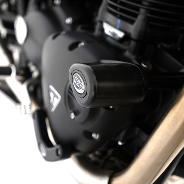 R&G Crash Protectors - Aero Style for Triumph Street Twin, Triumph Thruxton 1200/R '16-'18, Bonneville T100 '17-, Speed Twin '21- & Speed Twin 900 '22- models